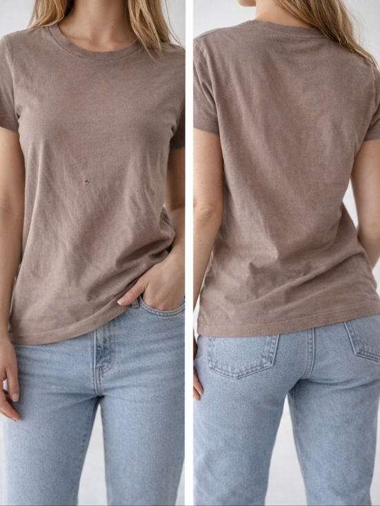 H&M Tops - H&M basic short sleeve tee in a soft brown tone